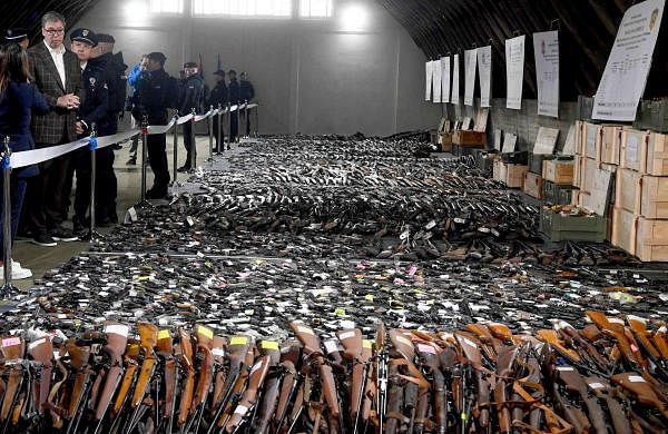 13,500 weapons collected in amnesty, including rocket launchers-