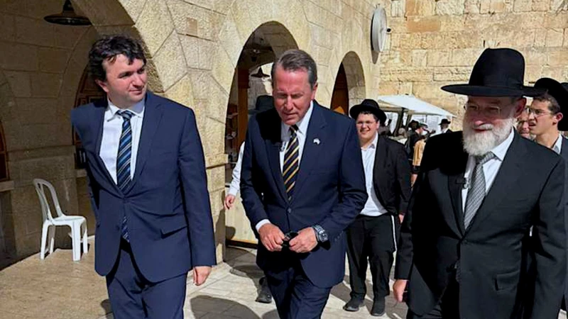 Trump's religious freedom ambassador nominee Mark Walker visits Israel