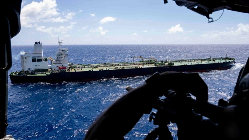 American forces intercept fugitive tanker ship in Indian Ocean