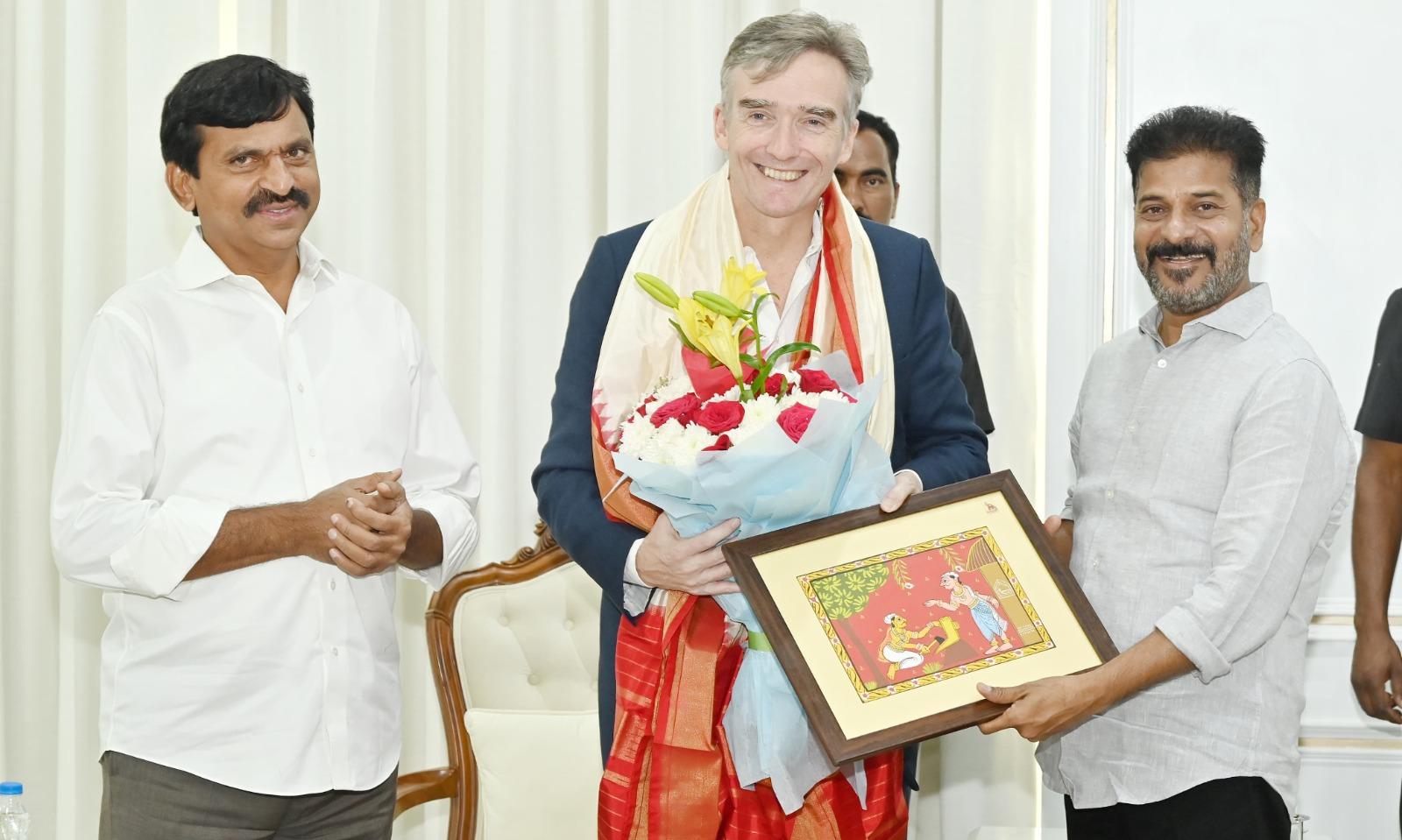 British High Commissioner meets Revanth, discusses Musi corridor