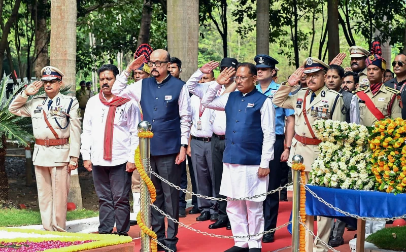 Chhattisgarh pays homage to personnel for supreme sacrifice in the line of duty