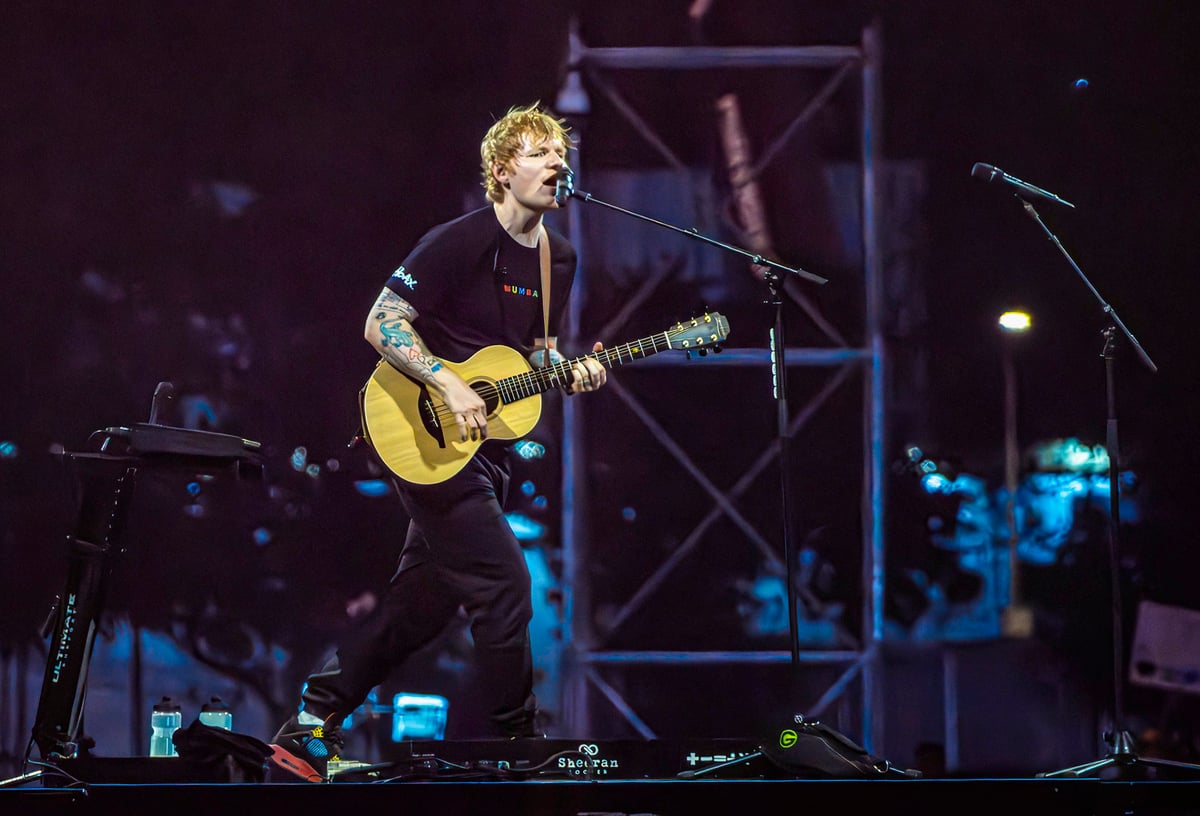 Ed Sheeran sets stage on fire at Mumbai concert; Diljit Dosanjh and Armaan Malik jam along