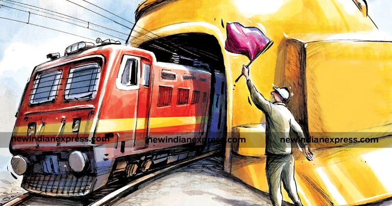 Indian Railways unloads two NMG rakes carrying over 230 vehicles simultaneously in J&K