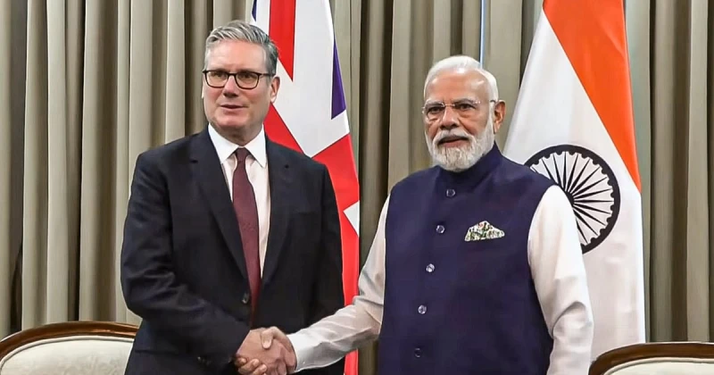PM Modi holds talks with UK counterpart Starmer