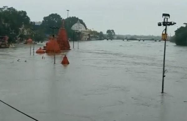 Temples submerge as Shipra River overflows in Madhya Pradesh’s Ujjain-